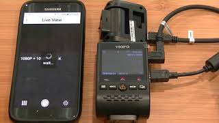 Viofo A129 Wi Fi and Phone App [upl. by Hoeve566]