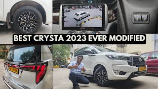 BEST INNOVA CRYSTA 2023 EVER MODIFIED BETTER THAN THE TOP MODEL Z  ALL YOU NEED 9550010888 [upl. by Skippie381]