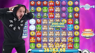 INSANE HUGE BIG WIN ON NEW GIGANTOONZ SLOT  Casino Online Slot Game [upl. by Lledra]