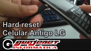 Reset de celular LG antigo  Esqueceu a senha de desbloqueio [upl. by Abel418]