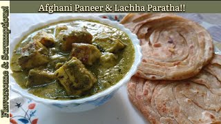 Afghani Paneer amp Lachha Paratha recipe🍲💫🍴Flavorsome amp ScrumptiousRandom Rhythms fyp food [upl. by Akkeber]