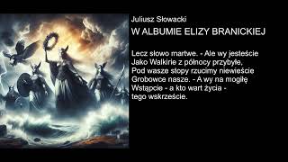 Juliusz Słowacki  W ALBUMIE ELIZY BRANICKIEJ [upl. by Aliuqahs]