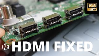 LG TV HDMI Port Repair Highlights  3 HDMI Ports Not Working [upl. by Wendie872]