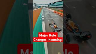 Major F1 Rule Changes Incoming [upl. by Aerdnac984]