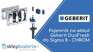 Pojemnik na wkład Geberit DuoFresh do Sigma 8 cm GEBERIT 115063211  SklepBateriepl [upl. by Eliades]