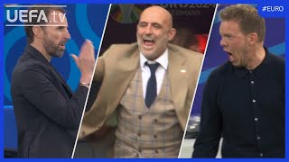 EURO 2024 Bench Cam Goal Reactions ft SOUTHGATE NAGELSMANN PROBIERZ [upl. by Sy]