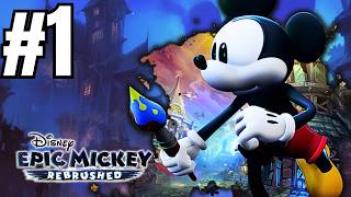 Disney Epic Mickey Rebrushed Full Game Walkthrough Part 1 [upl. by Mansfield]