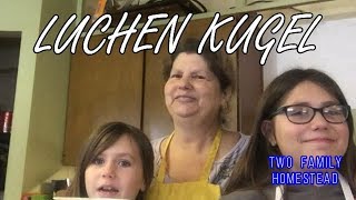 Luchen Kugel  a sweet noodle bake that I always make for Chanukah [upl. by Amairam]