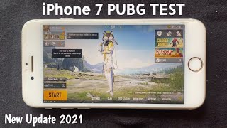 iPhone 7 PUBG Test 2021  Graphics amp Performance Overview [upl. by Mayworm]