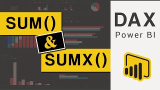 Usando Las Funciones SUM amp SUMX En Power BI [upl. by Koeninger918]