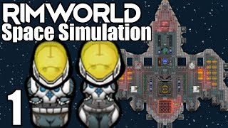 Rimworld Space Simulation 1  Hidden Research Facility [upl. by Haidebej]