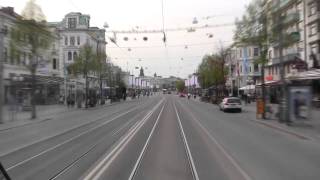 Spårvagn Linje 3  Tram line 3 in Gothenburg hela turen på 10 minuter [upl. by Nnylireg]