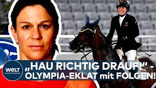 EKLAT bei OLYMPIA Tierquälerei quotHau mal richtig draufquot Bundestrainerin in Tokio ausgeschlossen [upl. by Frissell954]