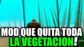 QUITA TODA LA VEGETACION Con Este MOD  GTA SA  Vegetation Off [upl. by Kaczer]