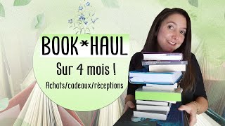 BOOKHAUL  Mes achats et réceptions sur 4 mois 🤩💗 [upl. by Sophey]