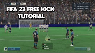 FIFA 23 KnuckleballPower Free Kick Tutorial [upl. by Ayirp]