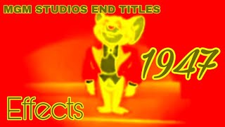 MGM STUDIOS END TITLES 1947 EFFECTS [upl. by Carvey]