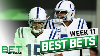 NFL Week 11 best bets JetsColts BengalsChargers  more  Bet the Edge 111524  NBC Sports [upl. by Lehcem]