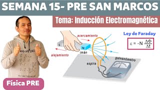 Inducción Electromagnética Semana 15Pre San Marcos [upl. by Publea]