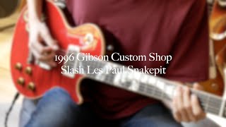 1996 Gibson Custom Shop Slash Les Paul Snakepit [upl. by Wylde151]