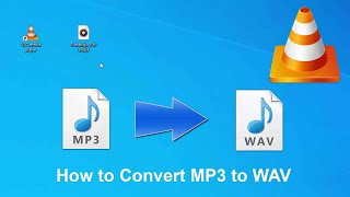 How to Convert MP3 to WAV File Format Using VLC Media Player on Windows 1087 [upl. by Arot701]