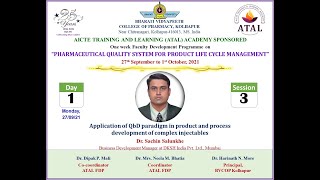 ATAL FDP 27092021 D1S3 Scientific Session by Dr Sachin S Salunkhe [upl. by Oicanata762]