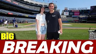 6’7″ Aaron Judge s Gift Draws Hilarious Response from Caitlin Clark half My Foot Will Go In There [upl. by Tenom]