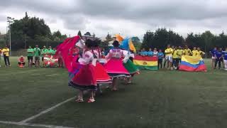 Bailalo bailalo¡¡ presentación en mundialito de fútbol [upl. by Nitsuga]