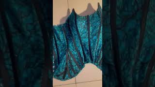 AngelsAmbee channel my first attempt on over bust corset please🙏 subscribe [upl. by Akener]