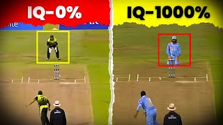 MS Dhoni High IQ Mastermind Moments  TFVCricket [upl. by Iggep226]