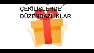 ÇEKİLİŞLERDE YAPILAN DÜZENBAZLIKLAR [upl. by Zetnod]