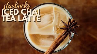 Iced Chai Tea Latte Recipe [upl. by Anerac50]