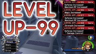 Best way to level up to 99 in Kingdom hearts 2 kh2fm [upl. by Ihsorih]