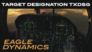 DCS FA18C Hornet  Transmit Designate TXDSG [upl. by Womack]