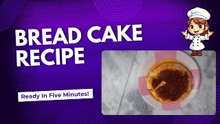 No Bake Bread Cake Recipe  No Oven  Homemade Cake nobakecakerecipe trending shorts easyrecipe [upl. by Waltner]