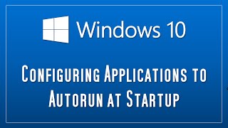 How to setup Windows applications to autorun at startup or user login [upl. by Travus187]