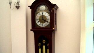 URGOS TRIPLE CHIME LONGCASE GRANDFATHER CLOCK  WHITTINGTON [upl. by Erodaeht]