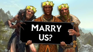 Marrying Everyone In Skyrim [upl. by Artemas943]