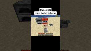 Minecraft time bomb tutorial shorts youtube minecraft timebomb tnt tutorial minecrafttnt [upl. by Airtap]