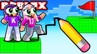 Only 999 IQ Players can beat this Doodle Obby ✏️  Roblox [upl. by Herodias]