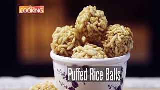 Puffed Rice Balls  Pori Urundai  Home Cooking [upl. by Eanaj264]