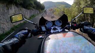 Gorges de la Nesque en XJR1300 et duo le 29 oct 2022 [upl. by Yanehc]