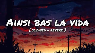 Ainsi Bas La VidaSlowed amp ReverbINDILA [upl. by Eidahs205]