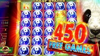 MEGA TRIGGER CHINA SHORES GREAT STACKS  BIG BONUS  1c Konami Slot machine [upl. by Naloc]