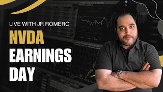 NVDA Earnings Day LIVE with JR Romero [upl. by Yesima]