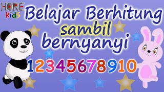 Belajar Berhitung Sambil Bernyanyi  Belajar Mengenal Angka 1 Sampai 10 [upl. by Siroval40]