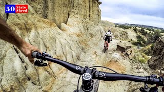 The most interesting trail in the world 🇺🇸 50 STATE SHRED NORTH DAKOTA [upl. by Elokyn887]