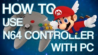 How To Use N64 Controllers With PC Project 64 [upl. by Orgel]