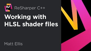 Working with HLSL shader files in ReSharper C [upl. by Doelling]