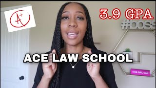 HOW TO GET ALL As IN LAW SCHOOL  Tips I used to graduate in the top of my class [upl. by Gnemgnok203]